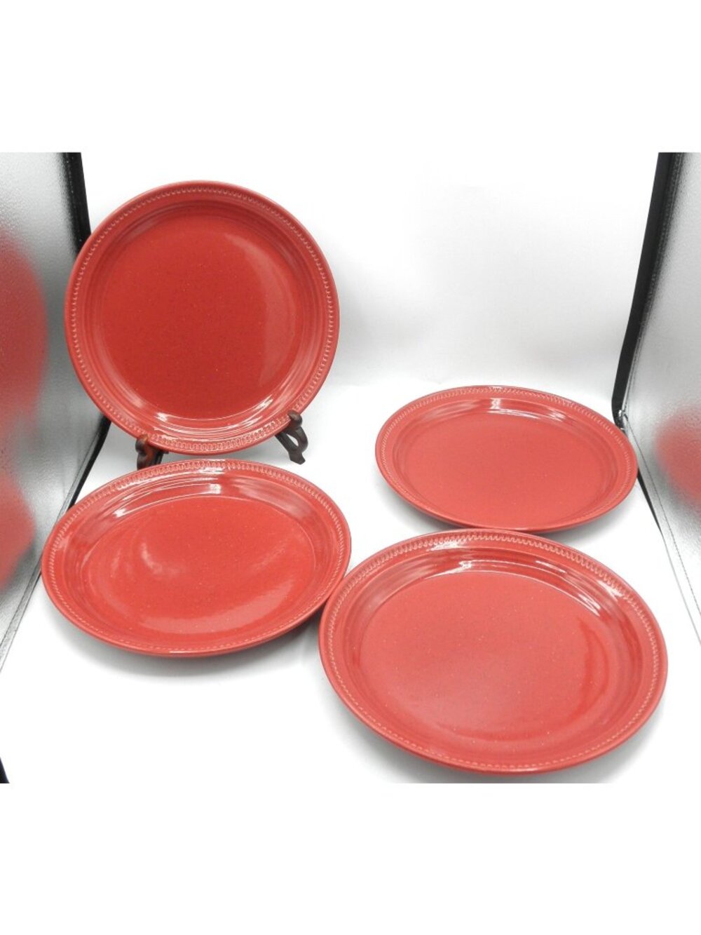 Craft Colors Rhubarb by Dansk 10-3/8 Inch Dinner Plates Set of 4 Pattern DANCRCR